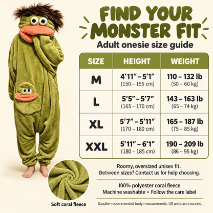 Monster Fluff Onesie