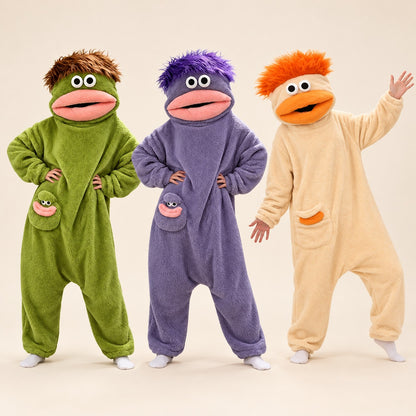 Monster onesie three colors